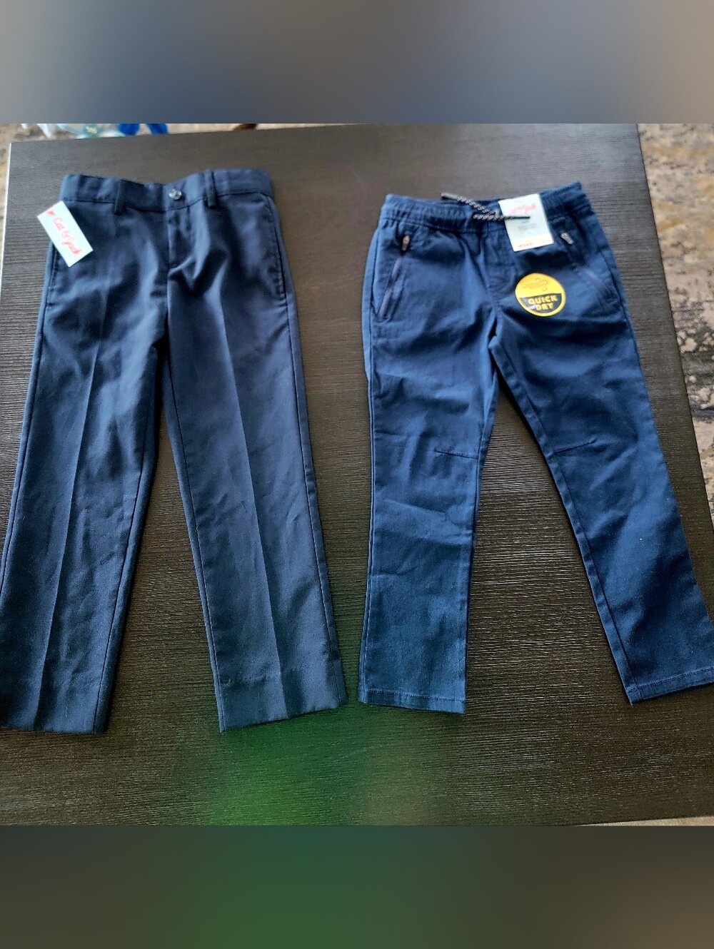 NWT! BUNDLE OF 2 Cat & Jack Boys  Navy Pants Size 5 ($39)